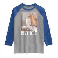 Funny Cat Meme No Ice Raglan Shirt Subtle FDT Political Satire Satirical Humor