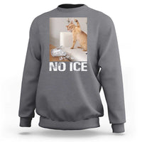 Funny Cat Meme No Ice Sweatshirt Subtle FDT Political Satire Satirical Humor