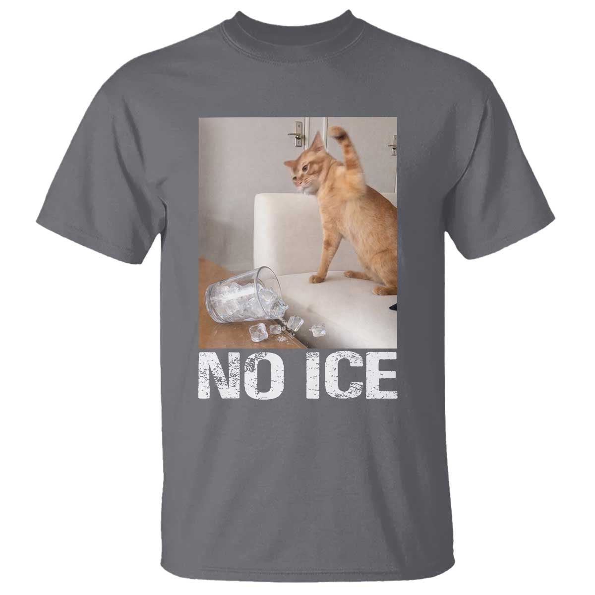 Funny Cat Meme No Ice T Shirt Subtle FDT Political Satire Satirical Humor
