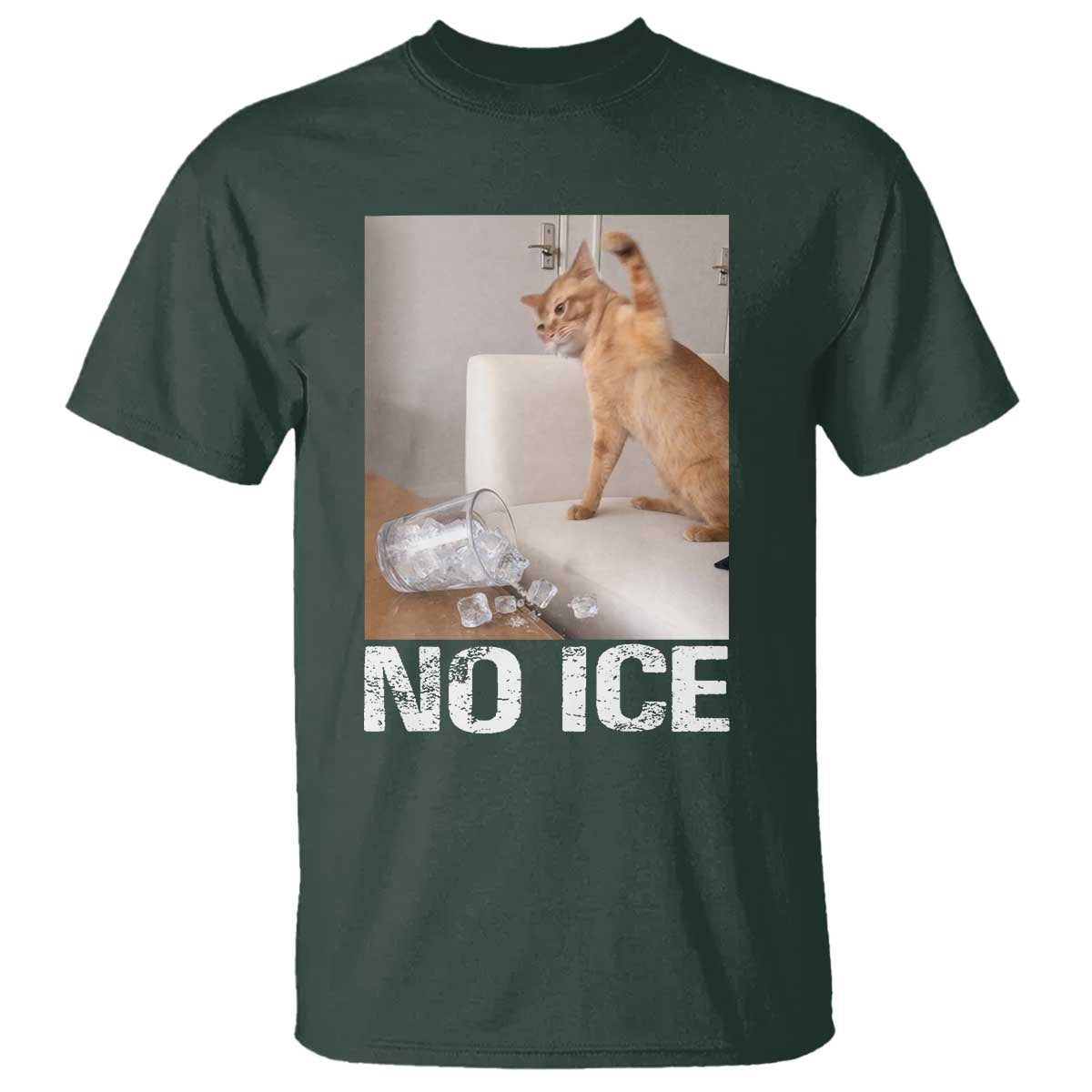 Funny Cat Meme No Ice T Shirt Subtle FDT Political Satire Satirical Humor