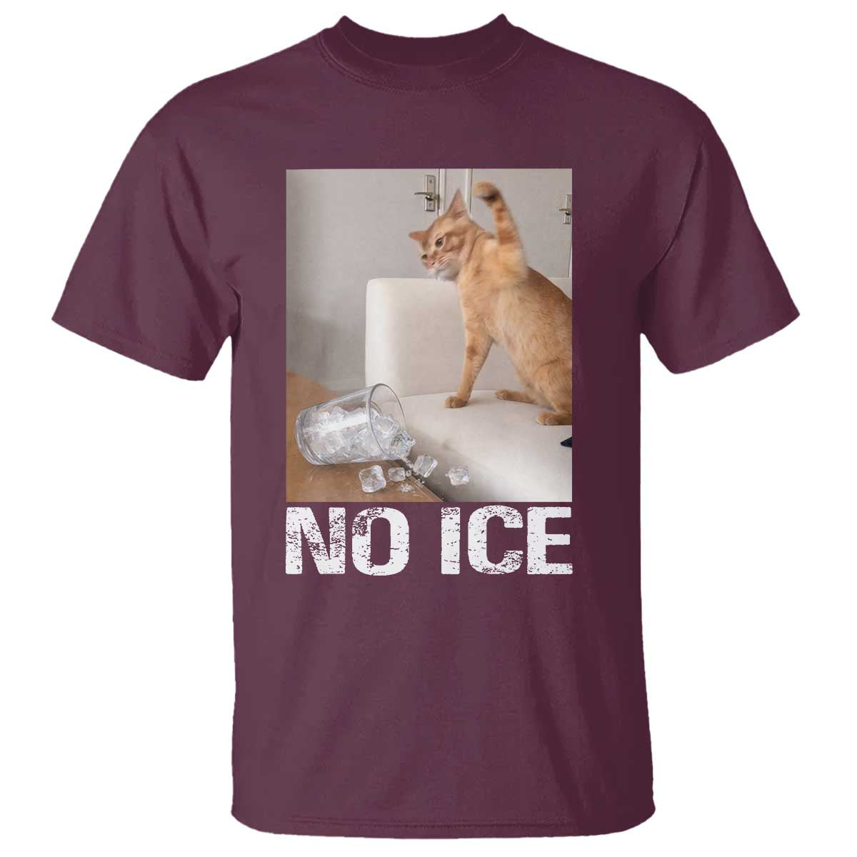 Funny Cat Meme No Ice T Shirt Subtle FDT Political Satire Satirical Humor