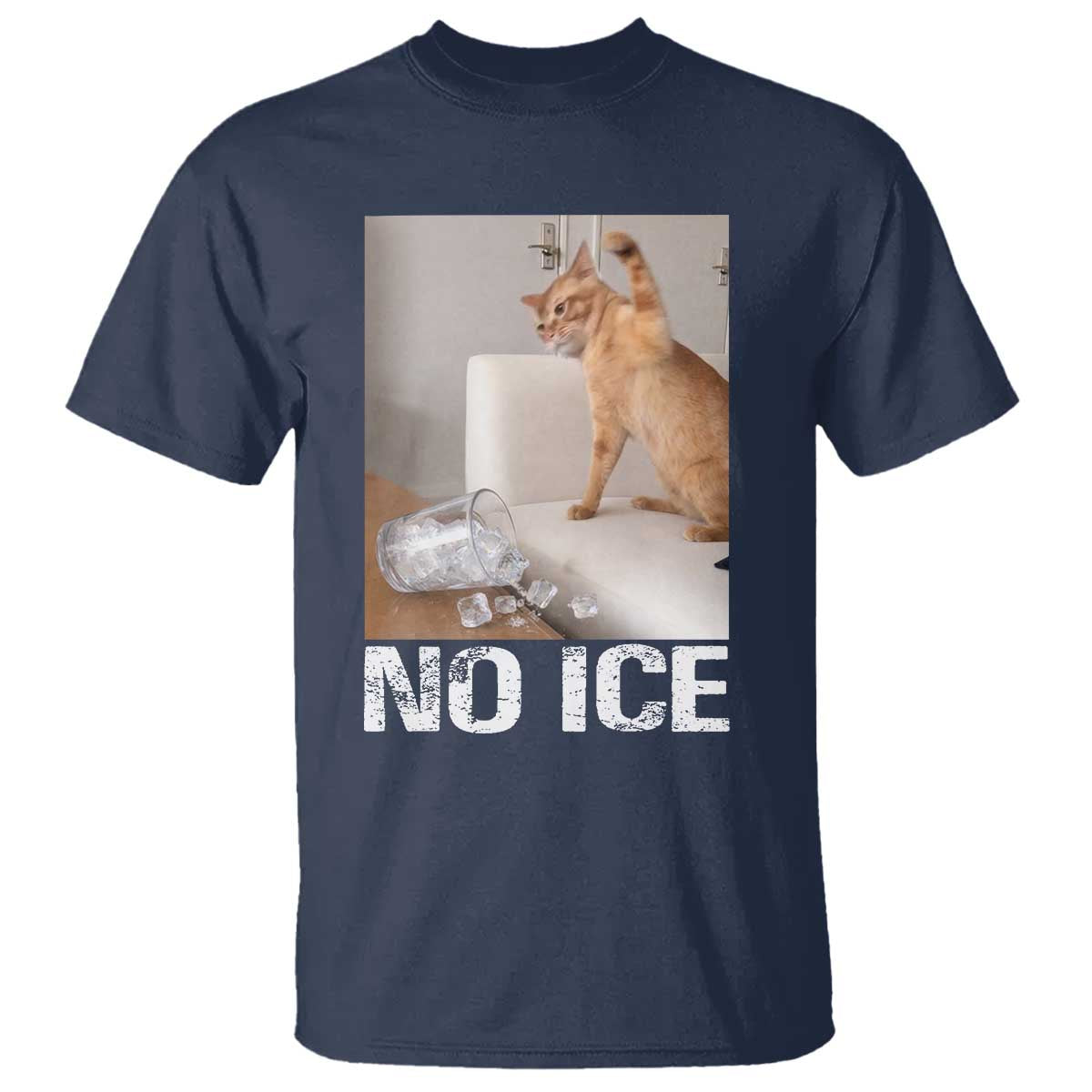 Funny Cat Meme No Ice T Shirt Subtle FDT Political Satire Satirical Humor