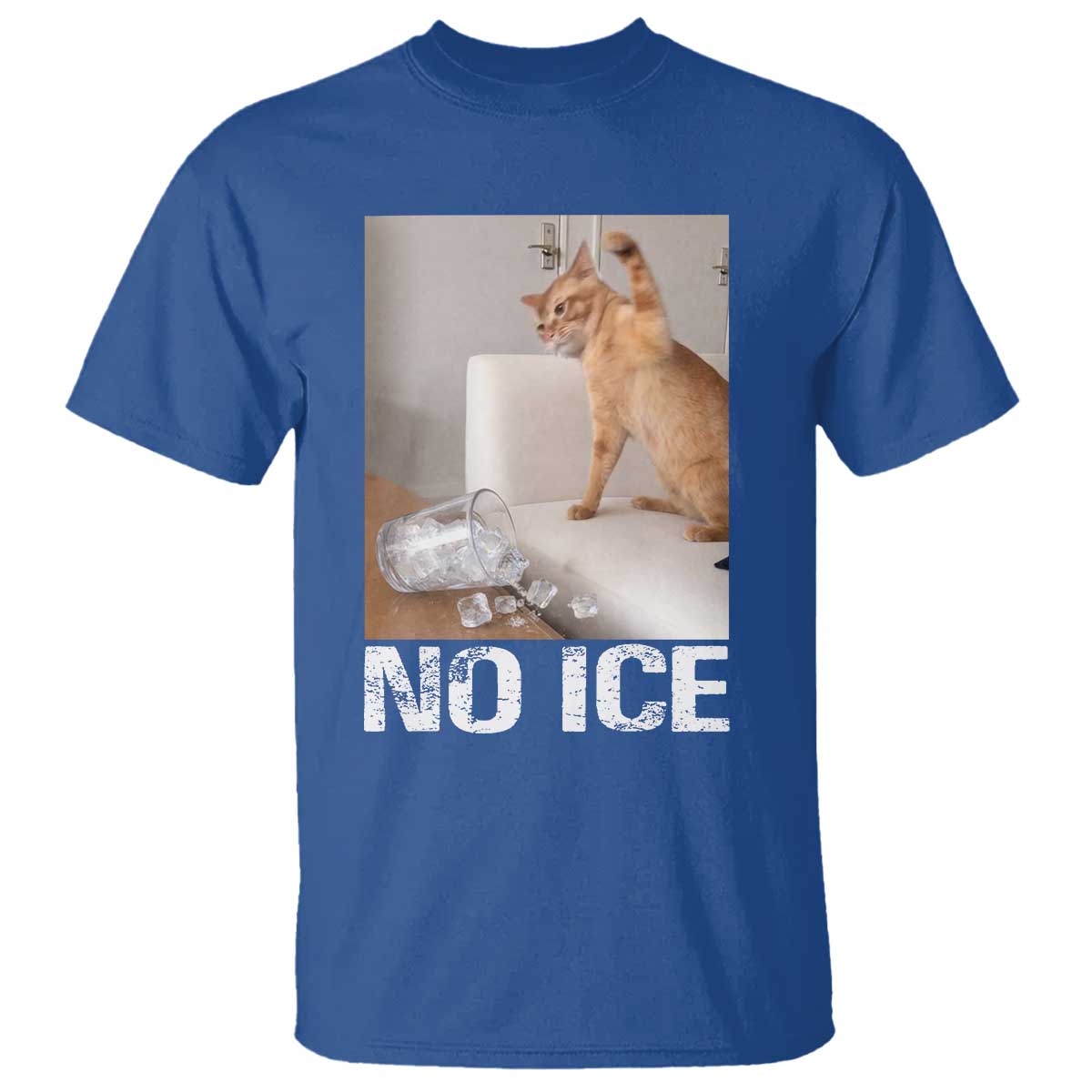 Funny Cat Meme No Ice T Shirt Subtle FDT Political Satire Satirical Humor