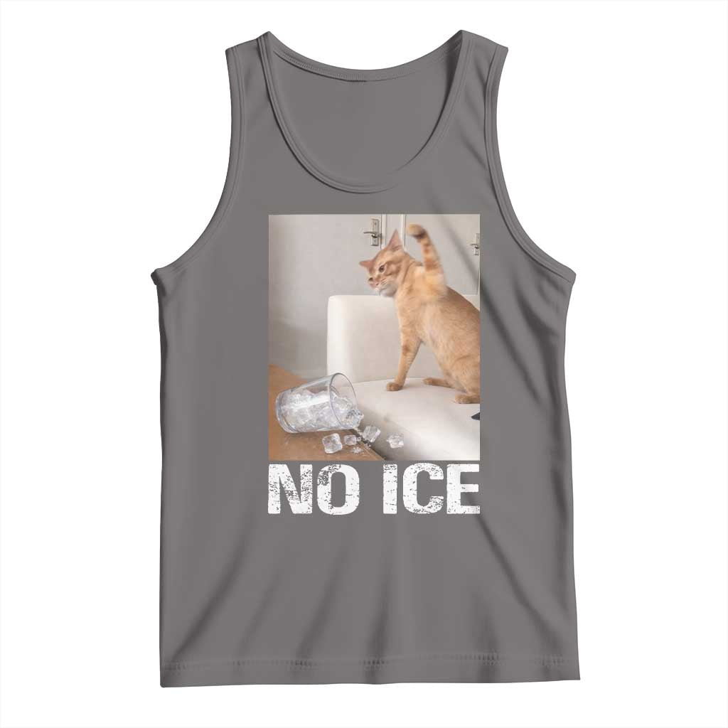 Funny Cat Meme No Ice Tank Top Subtle FDT Political Satire Satirical Humor