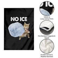 No Ice Garden Flag Funny Cat Meme Subtle FDT Political Satire