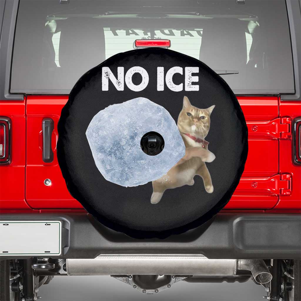 No Ice Spare Tire Cover Funny Cat Meme Subtle FDT Political Satire