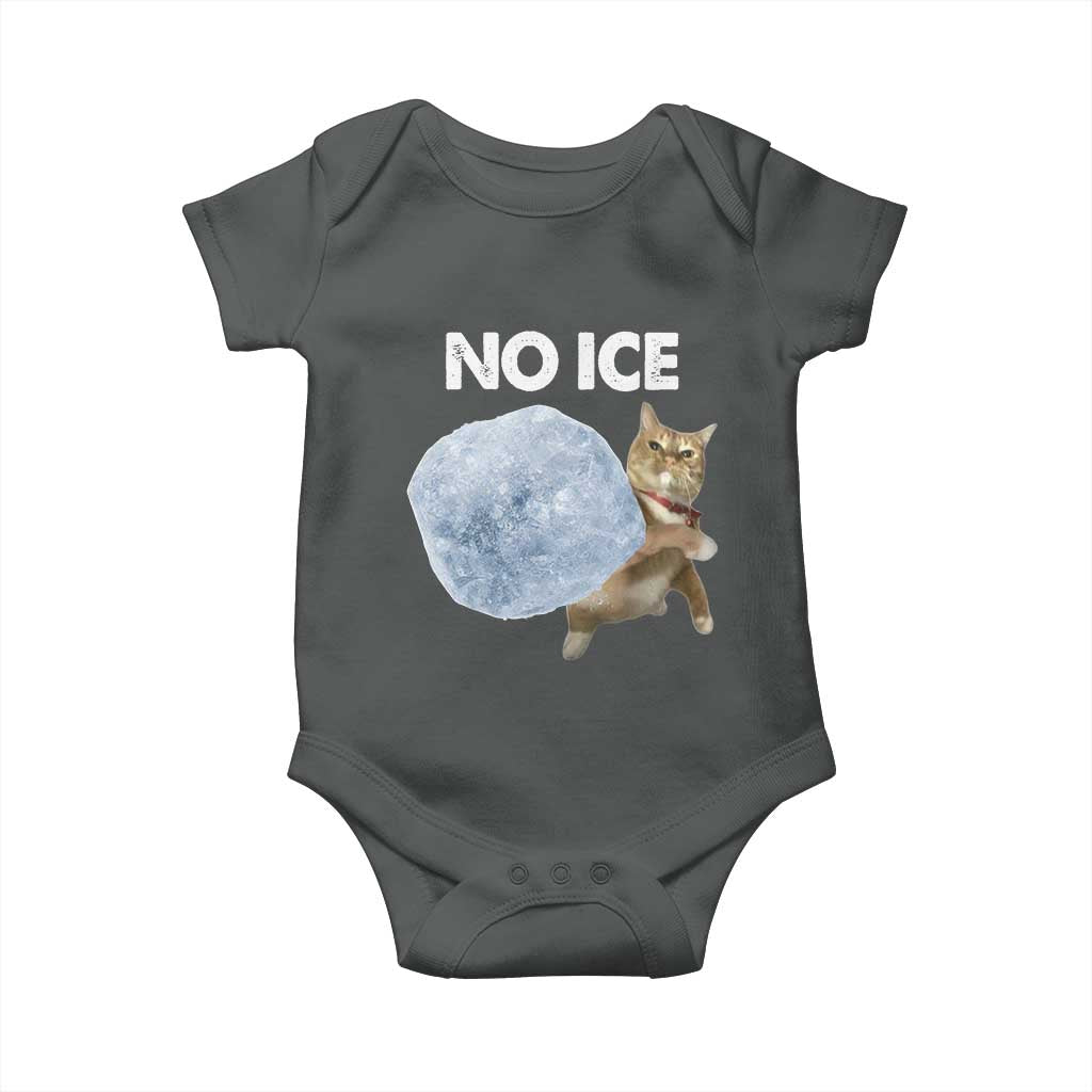 No Ice Baby Onesie Funny Cat Meme Subtle FDT Political Satire