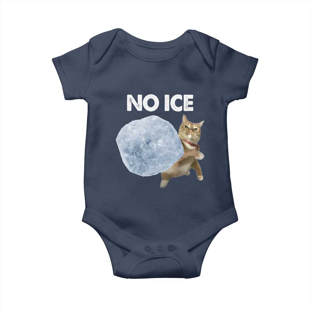 No Ice Baby Onesie Funny Cat Meme Subtle FDT Political Satire