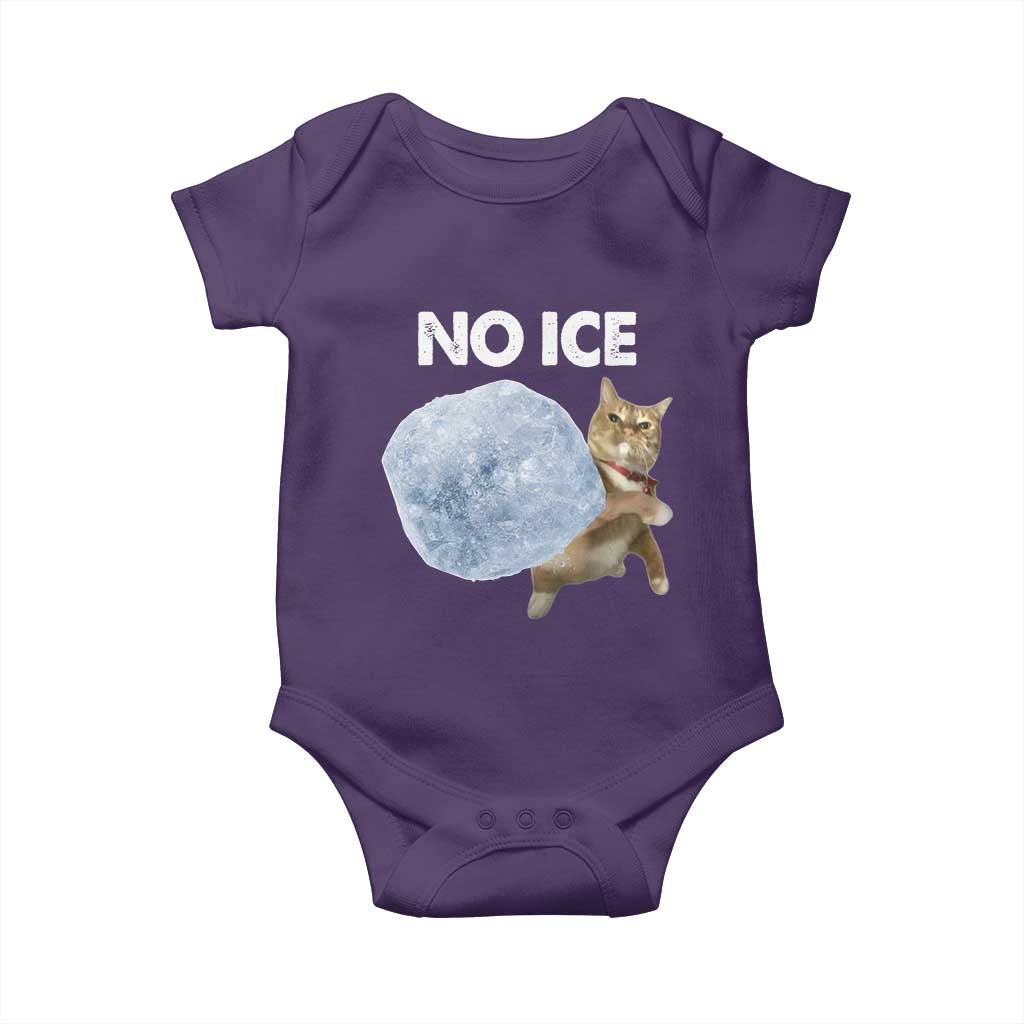 No Ice Baby Onesie Funny Cat Meme Subtle FDT Political Satire