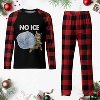 No Ice Plaid Pajama Set Funny Cat Meme Subtle FDT Political Satire