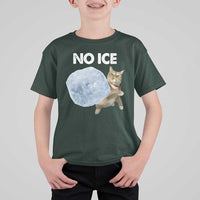 No Ice T Shirt For Kid Funny Cat Meme Subtle FDT Political Satire