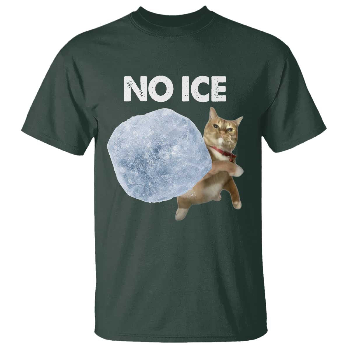 No Ice T Shirt Funny Cat Meme Subtle FDT Political Satire