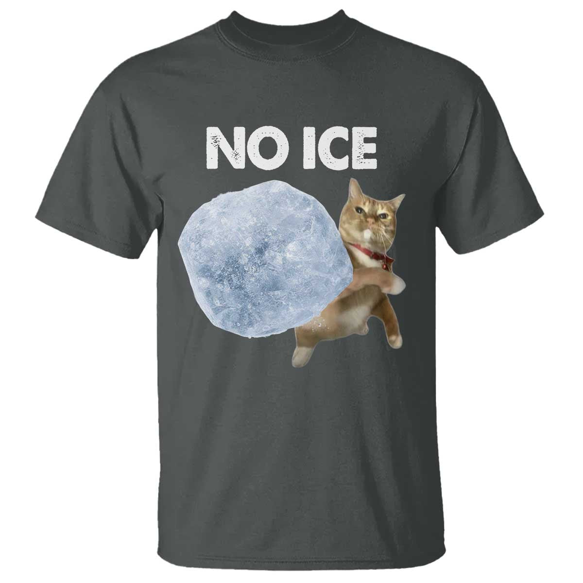 No Ice T Shirt Funny Cat Meme Subtle FDT Political Satire