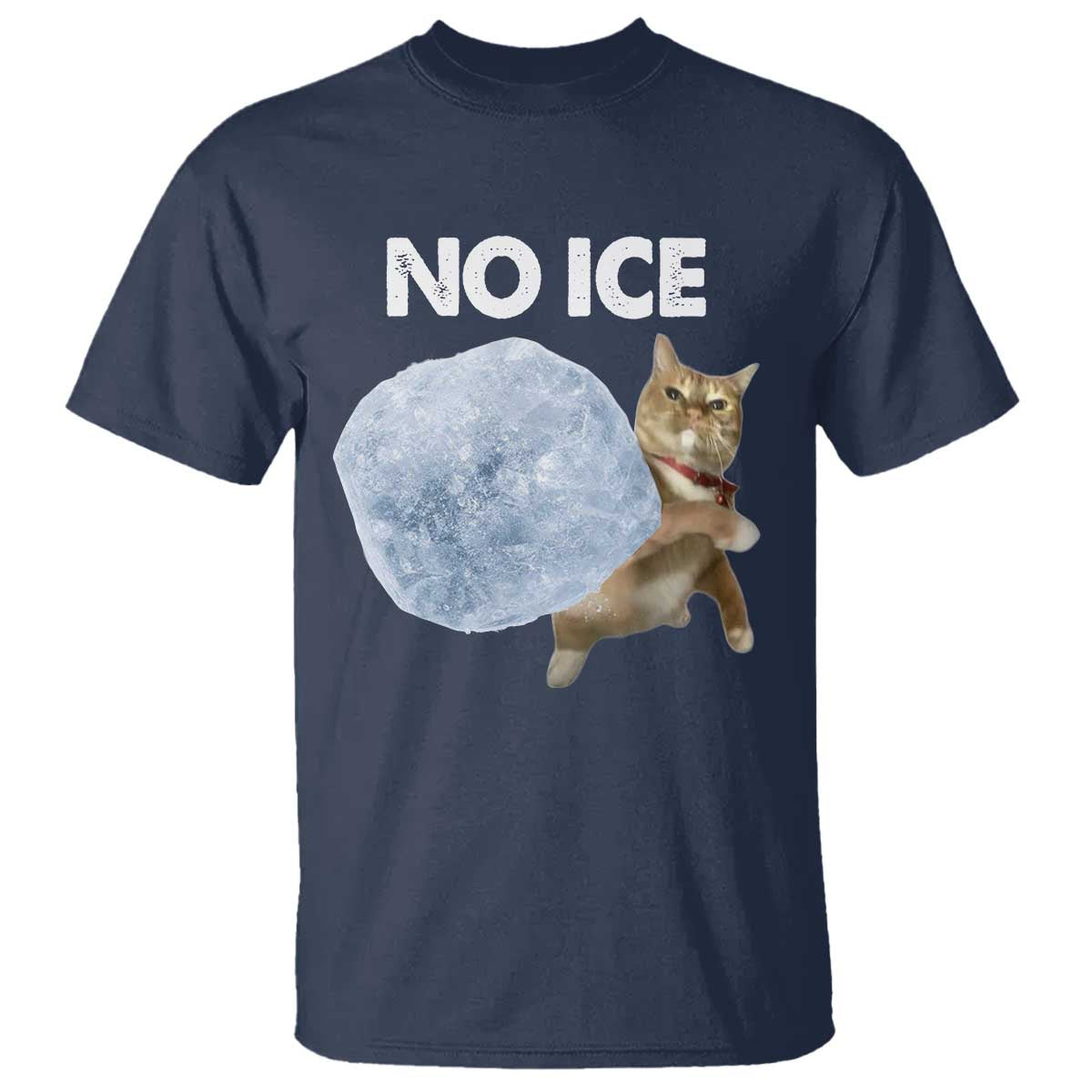 No Ice T Shirt Funny Cat Meme Subtle FDT Political Satire