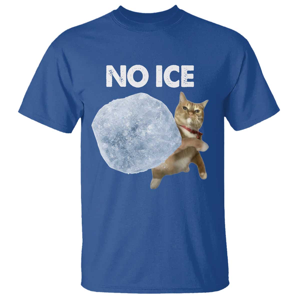 No Ice T Shirt Funny Cat Meme Subtle FDT Political Satire