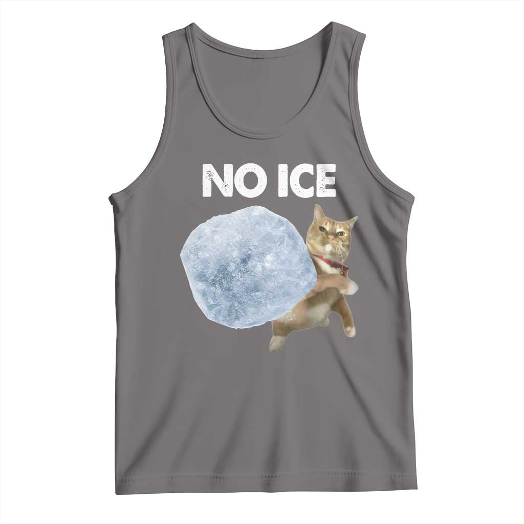 No Ice Tank Top Funny Cat Meme Subtle FDT Political Satire