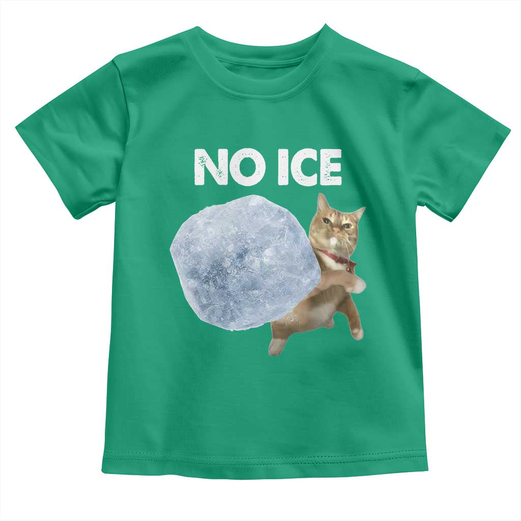 No Ice Toddler T Shirt Funny Cat Meme Subtle FDT Political Satire