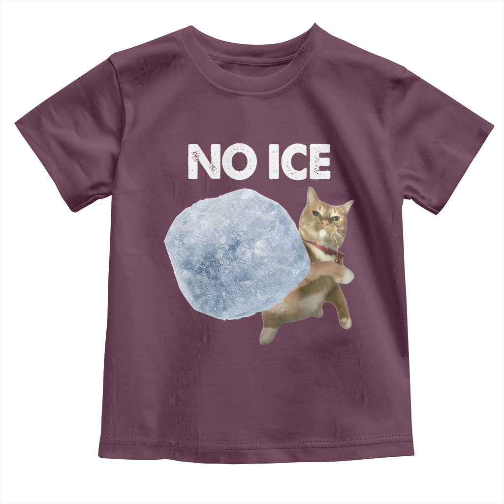 No Ice Toddler T Shirt Funny Cat Meme Subtle FDT Political Satire