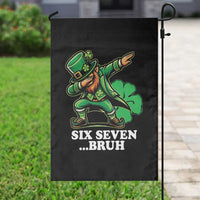St Patricks Day Six Seven Bruh Garden Flag Leprechaun 67 Meme Irish Ireland Lucky Shamrocks