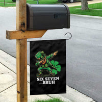 St Patricks Day Six Seven Bruh Garden Flag Leprechaun 67 Meme Irish Ireland Lucky Shamrocks