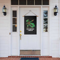 St Patricks Day Six Seven Bruh Garden Flag Leprechaun 67 Meme Irish Ireland Lucky Shamrocks