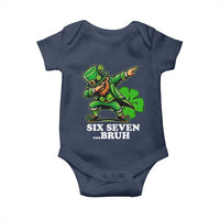 St Patricks Day Six Seven Bruh Baby Onesie Leprechaun 67 Meme Irish Ireland Lucky Shamrocks