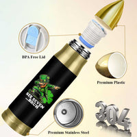 St Patricks Day Six Seven Bruh Bullet Tumbler Leprechaun 67 Meme Irish Ireland Lucky Shamrocks