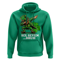 St Patricks Day Six Seven Bruh Hoodie Leprechaun 67 Meme Irish Ireland Lucky Shamrocks