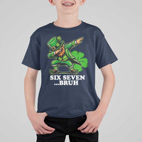 St Patricks Day Six Seven Bruh T Shirt For Kid Leprechaun 67 Meme Irish Ireland Lucky Shamrocks
