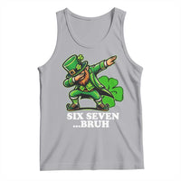 St Patricks Day Six Seven Bruh Tank Top Leprechaun 67 Meme Irish Ireland Lucky Shamrocks