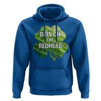 Funny Irish St Patricks Day Dibs On The Redhead Hoodie Retro Vintage Lucky Shamrock