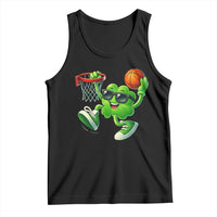 Basketball St Patricks Day Tank Top Cute Irish Shamrock Playing Basketball Player Team Boys