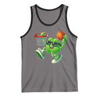 Basketball St Patricks Day Tank Top Cute Irish Shamrock Playing Basketball Player Team Boys