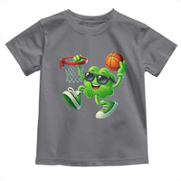 Basketball St Patricks Day Toddler T Shirt Cute Irish Shamrock Playing Basketball Player Team Boys