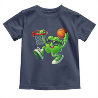 Basketball St Patricks Day Toddler T Shirt Cute Irish Shamrock Playing Basketball Player Team Boys