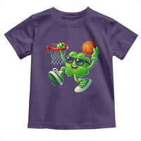 Basketball St Patricks Day Toddler T Shirt Cute Irish Shamrock Playing Basketball Player Team Boys