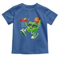 Basketball St Patricks Day Toddler T Shirt Cute Irish Shamrock Playing Basketball Player Team Boys