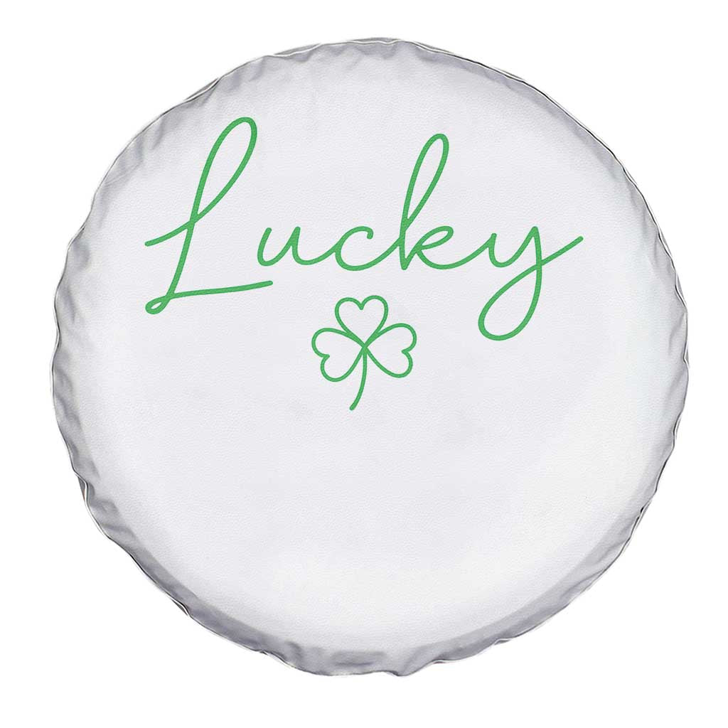 Lucky Irish Shamrock Spare Tire Cover St Patricks Day Letter Print Lightweight