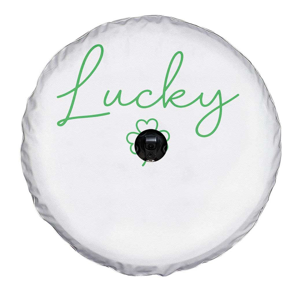 Lucky Irish Shamrock Spare Tire Cover St Patricks Day Letter Print Lightweight