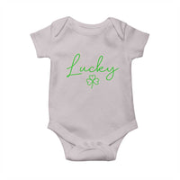 Lucky Irish Shamrock Baby Onesie St Patricks Day Letter Print Lightweight