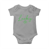 Lucky Irish Shamrock Baby Onesie St Patricks Day Letter Print Lightweight