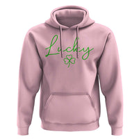 Lucky Irish Shamrock Hoodie St Patricks Day Letter Print Lightweight