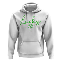 Lucky Irish Shamrock Hoodie St Patricks Day Letter Print Lightweight