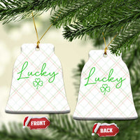 Lucky Irish Shamrock Ceramic Ornament St Patricks Day Letter Print Lightweight