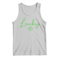Lucky Irish Shamrock Tank Top St Patricks Day Letter Print Lightweight