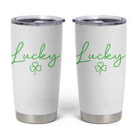 Lucky Irish Shamrock Tumbler Cup St Patricks Day Letter Print Lightweight