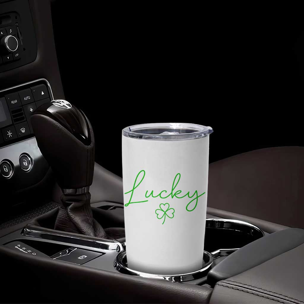 Lucky Irish Shamrock Tumbler Cup St Patricks Day Letter Print Lightweight