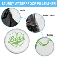 Vintage Lucky Shamrock Spare Tire Cover Irish St Patricks Day
