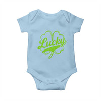 Vintage Lucky Shamrock Baby Onesie Irish St Patricks Day