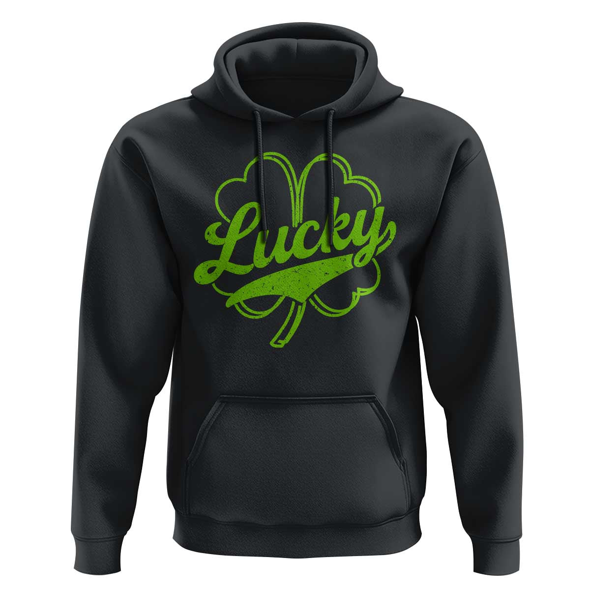 Vintage Lucky Shamrock Hoodie Irish St Patricks Day